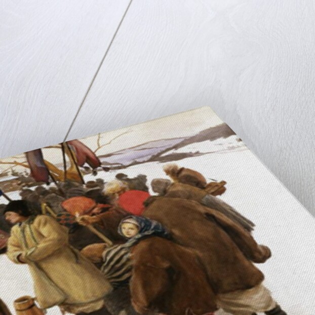 Orthodox Christmas in the Eastern Carpathians: the Blessing of the Water by Teodor Axentowicz