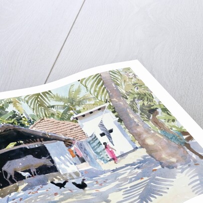 The Backwaters, Kerala, India, 1991 by Lucy Willis