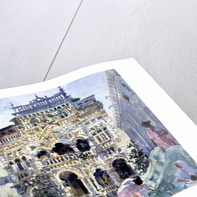 House on the Hill, Bombay, 1991 by Lucy Willis