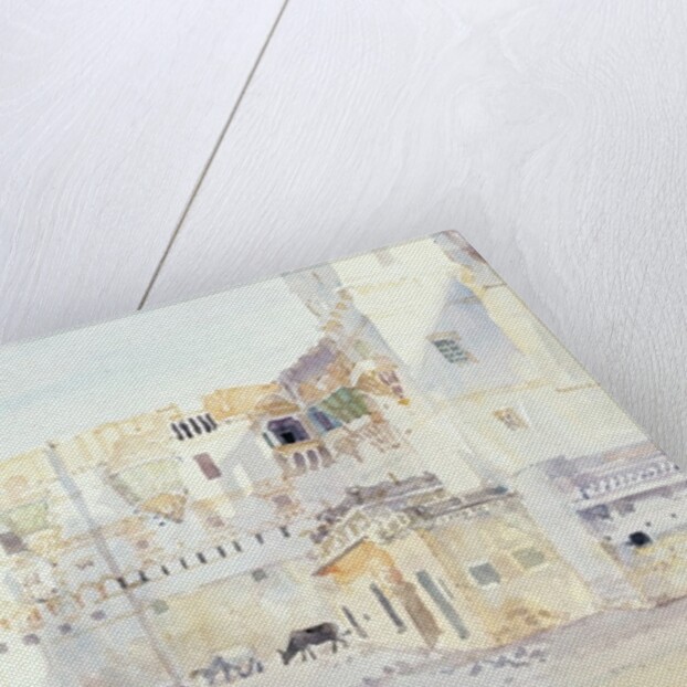 Evening at the Palace, Bhuj, 1999 by Lucy Willis