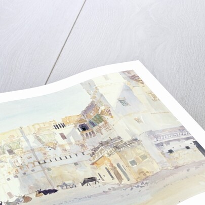 Evening at the Palace, Bhuj, 1999 by Lucy Willis