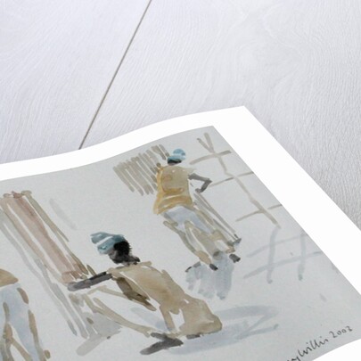 The Bamboo Fence, Senegal, 2003 by Lucy Willis