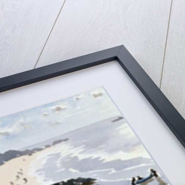 Boats on the Beach, 1986 by Lucy Willis