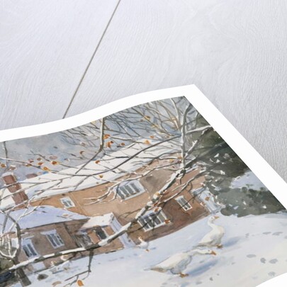 Farmhouse in the Snow, 2011 by Lucy Willis