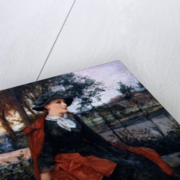 The Red Cape, 1883 by Edward Killingworth Johnson