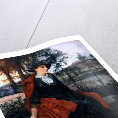 The Red Cape, 1883 by Edward Killingworth Johnson