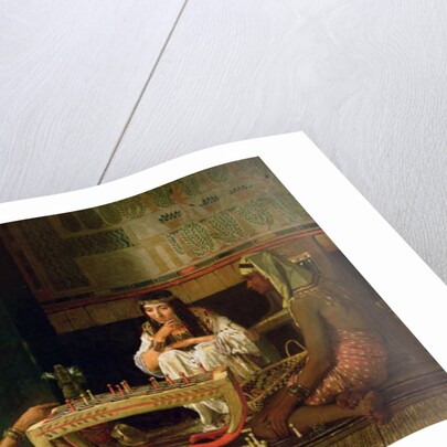 Egyptian Chess Players, 1865 by Lawrence Alma-Tadema