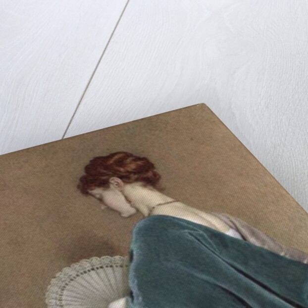 Woman with a Fan, 1871 by John Dawson Watson