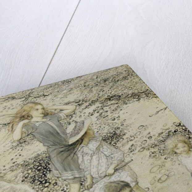 Four Children at the Seashore, 1910 by Arthur Rackham