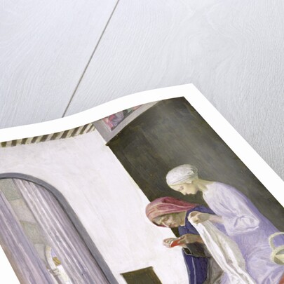 Mary in the House of Elizabeth, 1917 by Robert Anning Bell