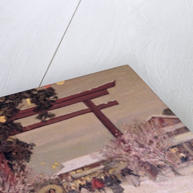 View of a Shinto Shrine, c.1889 by Alfred East