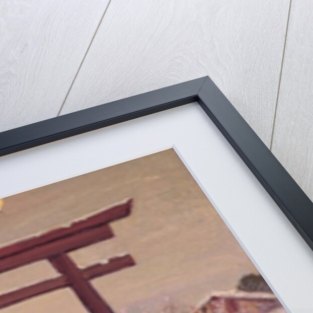 View of a Shinto Shrine, c.1889 by Alfred East