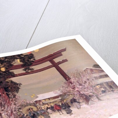 View of a Shinto Shrine, c.1889 by Alfred East