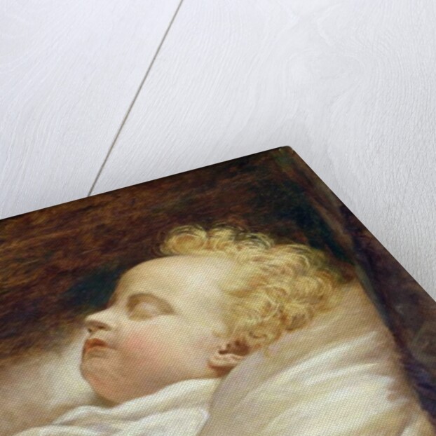 Young Frederick Asleep at Last c.1855 by George Elgar Hicks