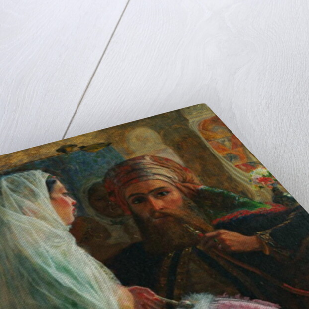 The Hookah Smoker by Marshall Claxton