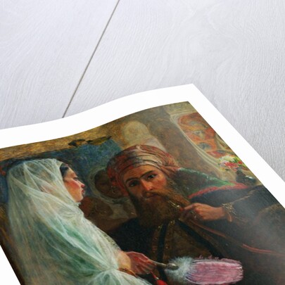 The Hookah Smoker by Marshall Claxton