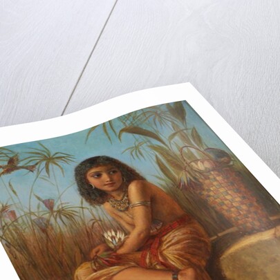 An Egyptian Flower Girl by Frederick Goodall