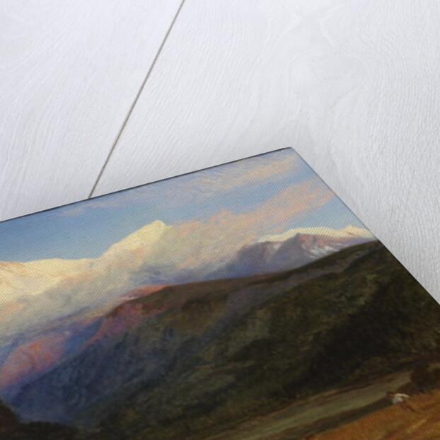 Mont Blanc from Servoz, 1856 by Henry Moore