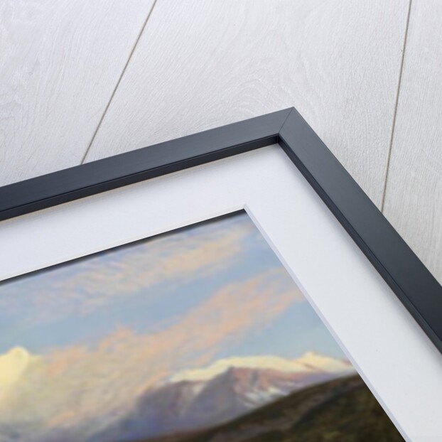 Mont Blanc from Servoz, 1856 by Henry Moore