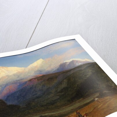 Mont Blanc from Servoz, 1856 by Henry Moore