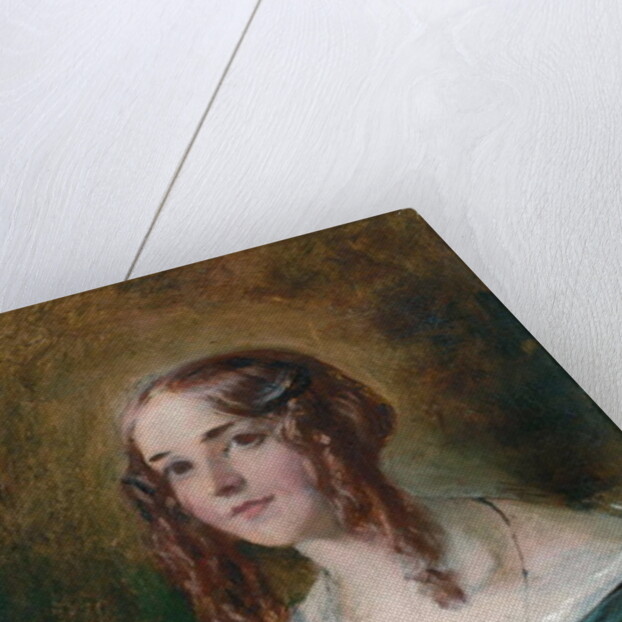 Girl in a Green Dress by William Etty
