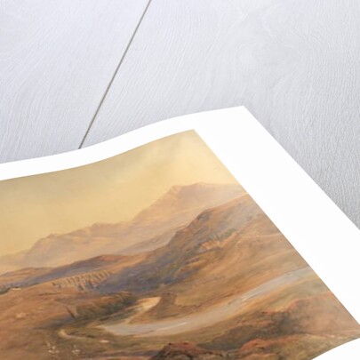 A Steam Train on the Ottoman Railway, 1859 by David Hall McKewan