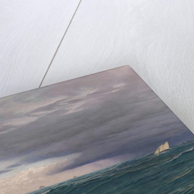 Yachts in a Seaway, Mediterranean, 1871 by John Brett