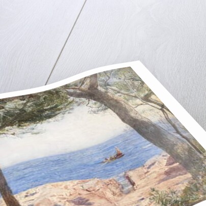 An Artist Painting by the Sea, 1887 by John William Inchbold