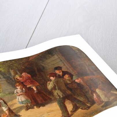 The Village Game, 1860 by William Henry Knight