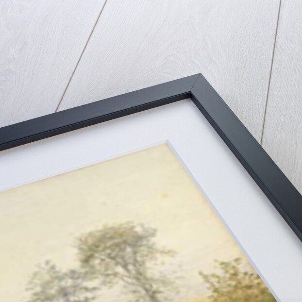 The Bat Begins with Giddy Wing - Barley Field Over the Hedge, 1885 by John William North