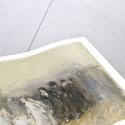 Study for 'Her First Born, Horsham Churchyard', 1874 by Frank Holl