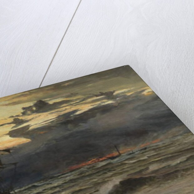 The Sea-Beach after a Storm - Time, Dawn by William Lionel Wyllie