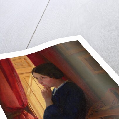 Considering a Reply, c.1860 by George Dunlop Leslie