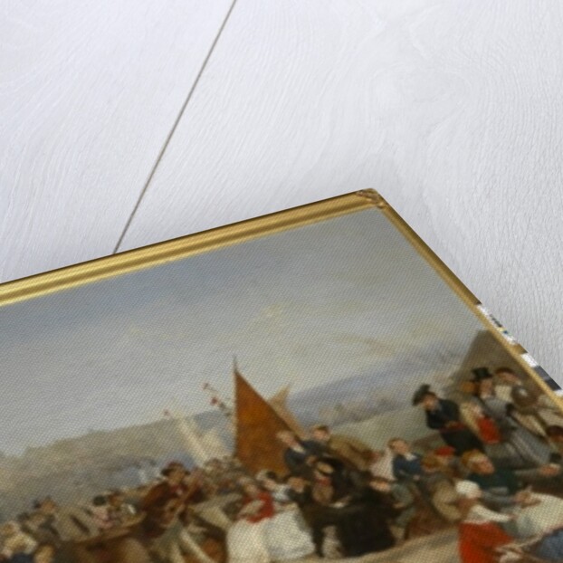 Boulogne Pier, 1870 by Matthew "Matt" Somerville Morgan