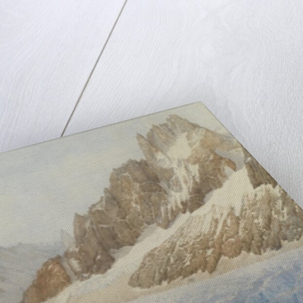 The Mer de Glace, Chamonix, 1881 by Sarah Inger Louise Severn