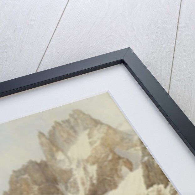 The Mer de Glace, Chamonix, 1881 by Sarah Inger Louise Severn