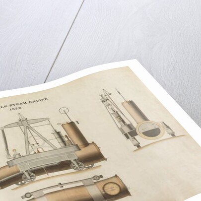 Portable steam engine, designed by Maudsley, Sons & Field, 1828 by English School