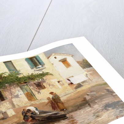 Figures by the Water's Edge by Henry Woods