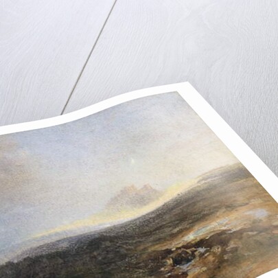 Bamburgh Castle, Northumberland, 1877 by Alfred William Hunt