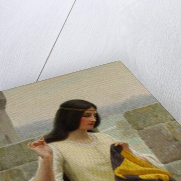 Stitching the Standard, 1911 by Edmund Blair Leighton