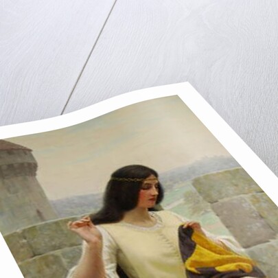 Stitching the Standard, 1911 by Edmund Blair Leighton