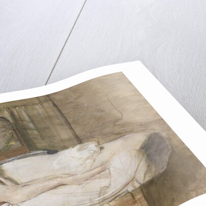 Nude on a Sofa, 1980 by John Ward