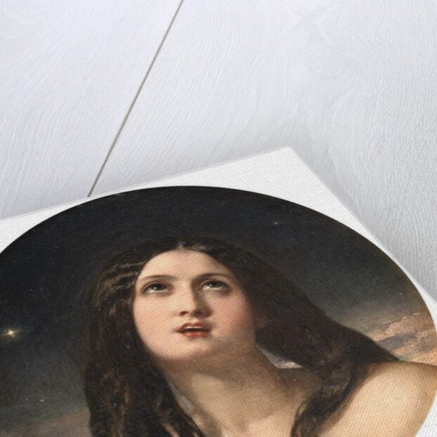 Young Woman Gazing Upward by William Edward Frost