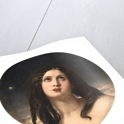 Young Woman Gazing Upward by William Edward Frost