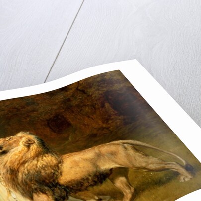 Una and the Lion by Briton Riviere