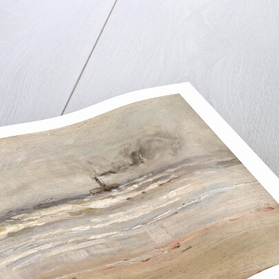 A Steamer in Dirty Weather by Ernst Dade