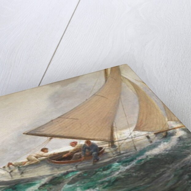 A Haul on the Mainsheet, 1910 by Charles Napier Hemy