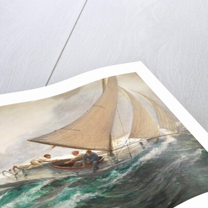 A Haul on the Mainsheet, 1910 by Charles Napier Hemy