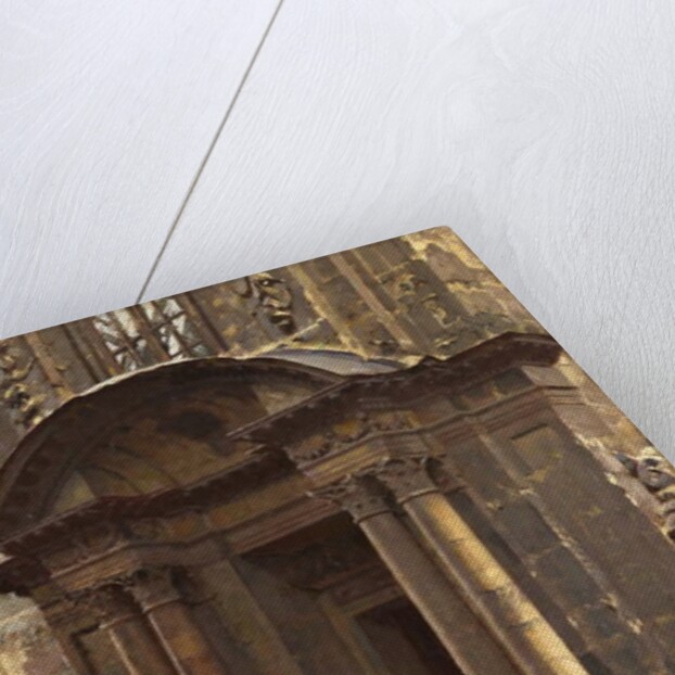 The Porch of the Old Ashmolean, Oxford by William Logsdail