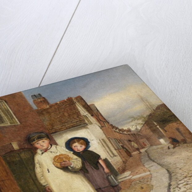 A View of Frog Lane by Benjamin Williams Leader